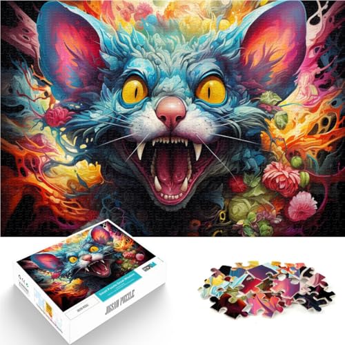 Puzzle 1000 Teile für Erwachsene Maus Lernpuzzle ganze Familie für Teenager ab 14 Jahren 50x75cm von BBVNFLIR