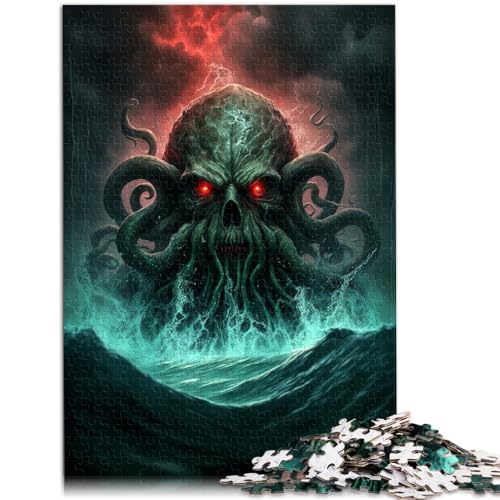 Puzzle 1000 Teile für Erwachsene Monster-Oktopus-Puzzle als Geschenk Familienspiel Stressabbau Schwierige Herausforderung 26x38cm Puzzle 1000 Teile für Erwachsene Monster-Oktopus-Puzzle als Geschenk Familienspiel Stressabbau Schwierige Herausforderung 26x38cm von BBVNFLIR