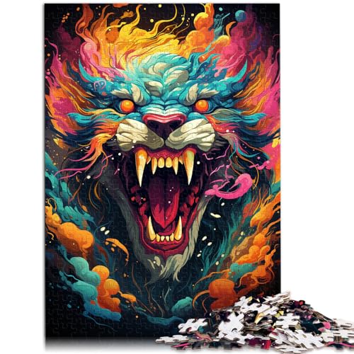 Puzzle 1000 Teile für Erwachsene Monster-Puzzle Heimdekoration Familienspiel Stressabbau schwierige Herausforderung für Teenager ab 14 Jahren 26x38cm Puzzle 1000 Teile für Erwachsene Monster-Puzzle Heimdekoration Familienspiel Stressabbau schwierige Herausforderung für Teenager ab 14 Jahren 26x38cm von BBVNFLIR