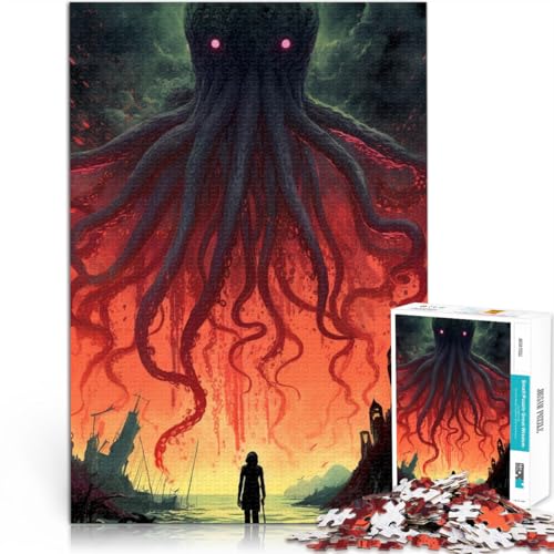 Puzzle 1000 Teile für Erwachsene Oktopus-Monster Lernspielzeug ganze Familie 26x38cm Puzzle 1000 Teile für Erwachsene Oktopus-Monster Lernspielzeug ganze Familie 26x38cm von BBVNFLIR