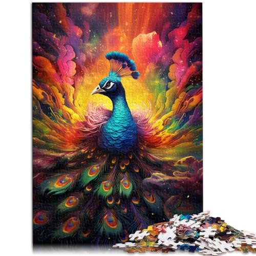 Puzzle 1000 Teile für Erwachsene Pfauen-Spielzeug Helfen Sie dem Gehirn süchtig machendes Spielzeug zu trainieren und Geduld zu fördern 50x75cm von BBVNFLIR