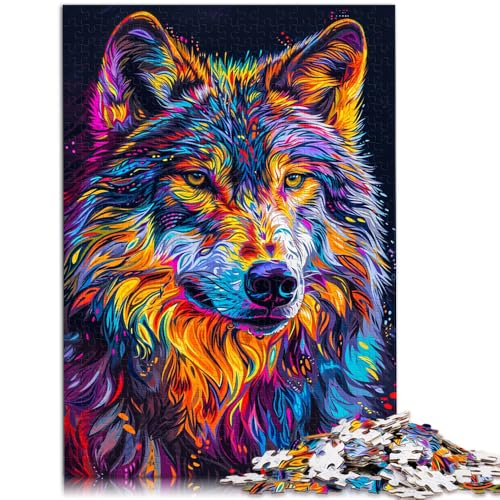 Puzzle 1000 Teile für Erwachsene Planet Wolf Puzzle Lernspiele mit vollständig ineinander greifenden zufällig geformten Teilen für Kinder ab 14 Jahren 26x38cm Puzzle 1000 Teile für Erwachsene Planet Wolf Puzzle Lernspiele mit vollständig ineinander greifenden zufällig geformten Teilen für Kinder ab 14 Jahren 26x38cm von BBVNFLIR