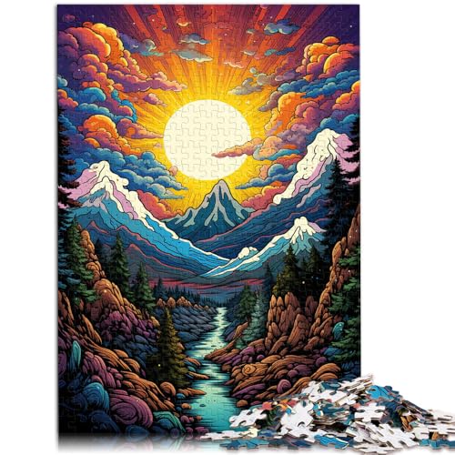 Puzzle 1000 Teile für Erwachsene Pop-Art-Berg anspruchsvolles schwieriges Puzzle tolles Geschenk für Teenager ab 14 Jahren 26x38cm Puzzle 1000 Teile für Erwachsene Pop-Art-Berg anspruchsvolles schwieriges Puzzle tolles Geschenk für Teenager ab 14 Jahren 26x38cm von BBVNFLIR