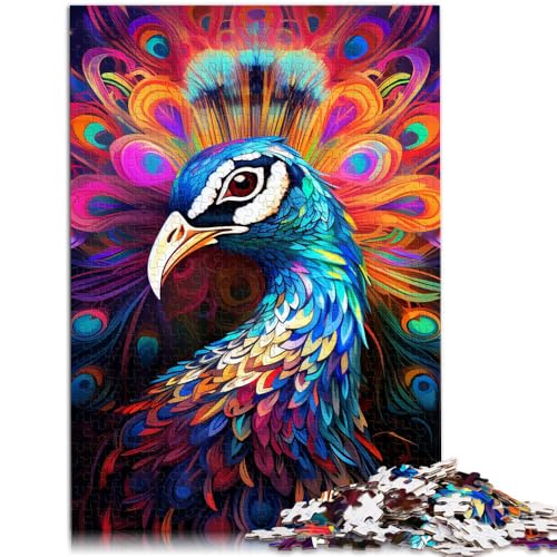 Puzzle 1000 Teile für Erwachsene Psychedelic Peacock Puzzle Lernspiele Familienspiel Stressabbau Schwierige Herausforderung 50x75cm Puzzle 1000 Teile für Erwachsene Psychedelic Peacock Puzzle Lernspiele Familienspiel Stressabbau Schwierige Herausforderung 50x75cm von BBVNFLIR