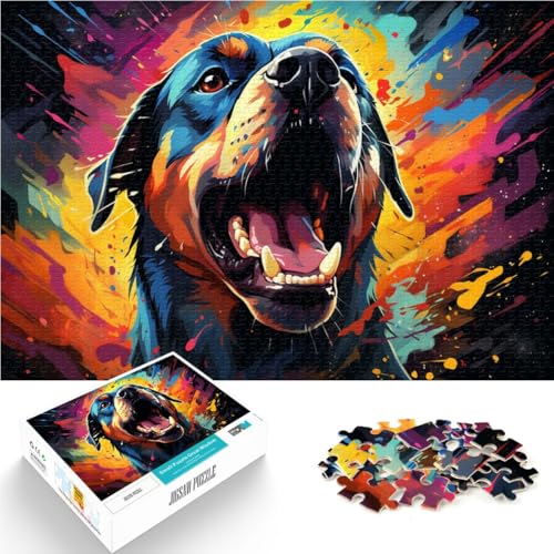 Puzzle 1000 Teile für Erwachsene Rottweiler-Denkspiel Helfen Sie dem Gehirn süchtig machende Spielzeuge zu trainieren um Geduld zu fördern 26x38cm Puzzle 1000 Teile für Erwachsene Rottweiler-Denkspiel Helfen Sie dem Gehirn süchtig machende Spielzeuge zu trainieren um Geduld zu fördern 26x38cm von BBVNFLIR