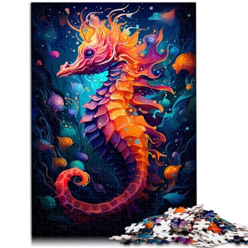 Puzzle 1000 Teile für Erwachsene Seepferdchen-Kunst-Denkspiel ganze Familie für Teenager ab 14 Jahren 26x38cm Puzzle 1000 Teile für Erwachsene Seepferdchen-Kunst-Denkspiel ganze Familie für Teenager ab 14 Jahren 26x38cm von BBVNFLIR