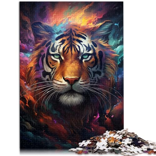 Puzzle 1000 Teile für Erwachsene Space Tiger Puzzle Lernspiele Wanddekoration Einzigartige Geburtstags 50x75cm von BBVNFLIR