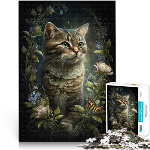Puzzle 1000 Teile für Erwachsene Süßes Kätzchen Lernspiel Herausforderung Spielzeug Wanddekoration Einzigartige Geburtstags 26x38cm Puzzle 1000 Teile für Erwachsene Süßes Kätzchen Lernspiel Herausforderung Spielzeug Wanddekoration Einzigartige Geburtstags 26x38cm von BBVNFLIR