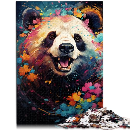Puzzle 1000 Teile für Erwachsene Tierpanda Lernspiel Herausforderungsspielzeug ganze Familie 26x38cm von BBVNFLIR