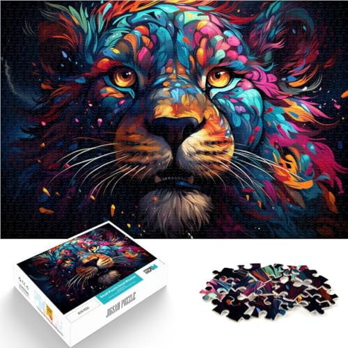 Puzzle 1000 Teile für Erwachsene Tiger Malen Lernen Lernspielzeug Familienspiel Stressabbau Schwierige Herausforderung 50x75cm Puzzle 1000 Teile für Erwachsene Tiger Malen Lernen Lernspielzeug Familienspiel Stressabbau Schwierige Herausforderung 50x75cm von BBVNFLIR
