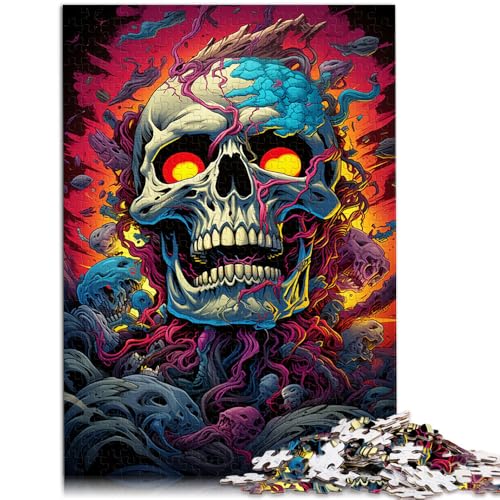 Puzzle 1000 Teile für Erwachsene Totenkopf Lernspiel Herausforderung Spielzeug Familienspiel Stressabbau Schwierige Herausforderung 26x38cm Puzzle 1000 Teile für Erwachsene Totenkopf Lernspiel Herausforderung Spielzeug Familienspiel Stressabbau Schwierige Herausforderung 26x38cm von BBVNFLIR