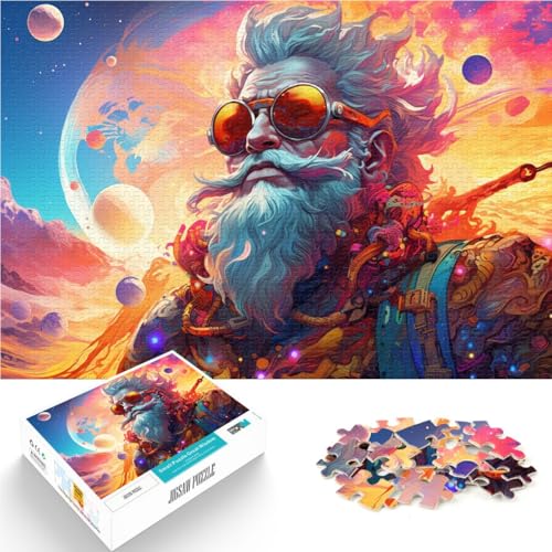 Puzzle 1000 Teile für Erwachsene Trendy Alter Mann Lernspiel Herausforderungsspielzeug ganze Familie 50x75cm von BBVNFLIR