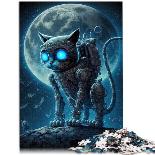 Puzzle 1000 Teile für Erwachsene Weltraum-Mechanische Katze Denkspiel Lernspiel für Geburtstag Weihnachten für Teenager ab 14 Jahren 26x38cm Puzzle 1000 Teile für Erwachsene Weltraum-Mechanische Katze Denkspiel Lernspiel für Geburtstag Weihnachten für Teenager ab 14 Jahren 26x38cm von BBVNFLIR