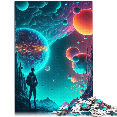 Puzzle 1000 Teile für Erwachsene Weltraumreise Lernpuzzle Familienspiel Gedächtnisverbesserung für Teenager ab 14 Jahren 50x75cm von BBVNFLIR