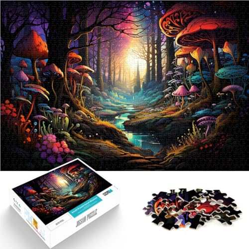Puzzle 1000 Teile für Erwachsene beladene Hölzer farbenfrohes Lernspielzeug Wichtelgeschenke für Teenager ab 14 Jahren 50x75cm von BBVNFLIR