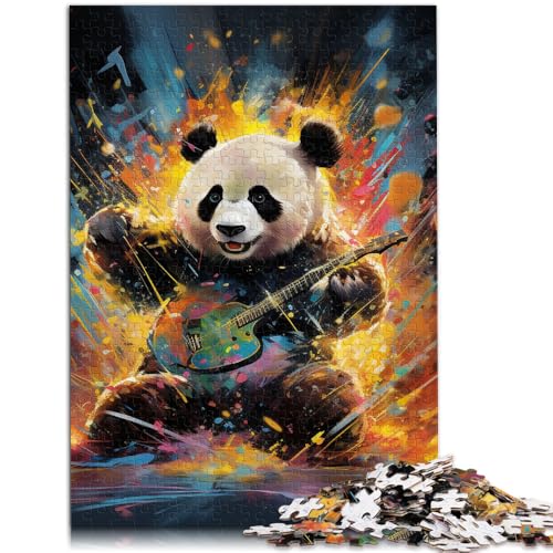 Puzzle 1000 Teile für Erwachsene buntes Tierpanda-Puzzle Lernspiel für Geburtstag Weihnachten 50x75cm von BBVNFLIR