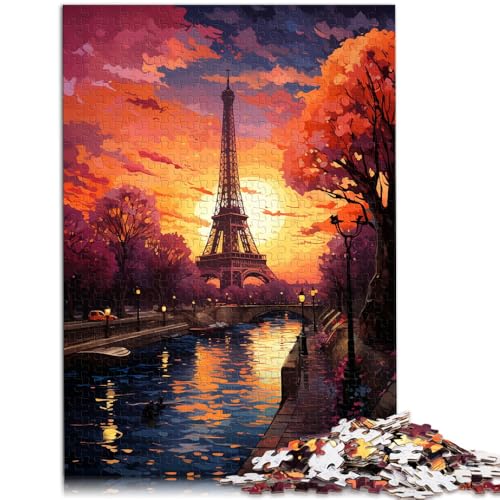 Puzzle 1000 Teile für Erwachsene der Eiffelturm von Paris Lernspiel Herausforderungsspielzeug tolles Geschenk für Teenager ab 14 Jahren 26x38cm Puzzle 1000 Teile für Erwachsene der Eiffelturm von Paris Lernspiel Herausforderungsspielzeug tolles Geschenk für Teenager ab 14 Jahren 26x38cm von BBVNFLIR