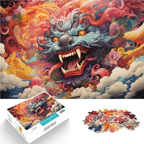 Puzzle 1000 Teile für Erwachsene japanische Fabelwesen Puzzle zur Heimdekoration für Teenager ab 14 Jahren 50x75cm von BBVNFLIR
