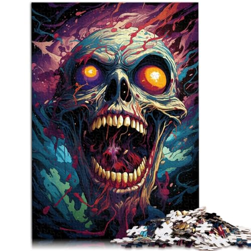 Puzzle 1000 Teile für Erwachsene kosmisches Monster zum Stressabbau schwierige Herausforderung geeignet für Jugendliche ab 14 Jahren 26x38cm von BBVNFLIR