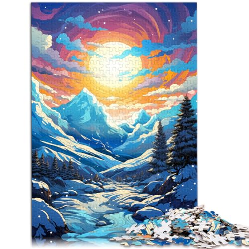 Puzzle 1000 Teile für Erwachsene schöne Landschaft lustige Spiele Wanddekoration einzigartige Geburtstags Teenager ab 14 Jahren 26x38cm von BBVNFLIR