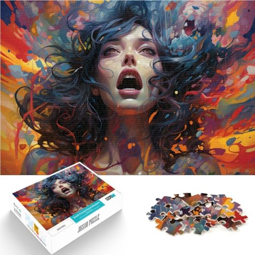 Puzzle 1000 Teile für Erwachsene und Mädchen Lernpuzzle Lernspiel für Geburtstag Weihnachten für Teenager ab 14 Jahren 50x75cm von BBVNFLIR
