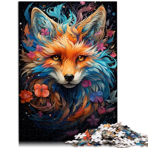 Puzzle Erwachsene 1000 Teile Fuchs Tier Spiele Spielzeug Geschenk Herausforderung die Gehirnintelligenz süchtig machendes Spielzeug Teenager ab 14 Jahren 26x38cm von BBVNFLIR