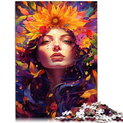 Puzzle Erwachsene 1000 Teile buntes Sonnenblumenmädchen Das Quizspiel ganze Familie Geeignet Kinder und Jugendliche ab 14 Jahren 26x38cm Puzzle Erwachsene 1000 Teile buntes Sonnenblumenmädchen Das Quizspiel ganze Familie Geeignet Kinder und Jugendliche ab 14 Jahren 26x38cm von BBVNFLIR