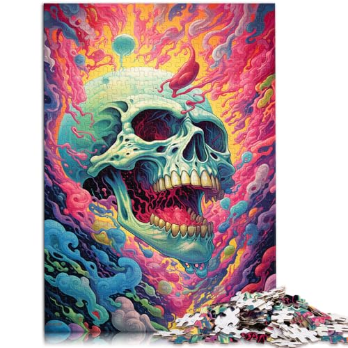 Puzzle mit 1000 Teilen für Erwachsene Totenkopfkunst Lernspiele anspruchsvoll Aber unterhaltsam und humorvoll für Teenager ab 14 Jahren 50x75cm von BBVNFLIR