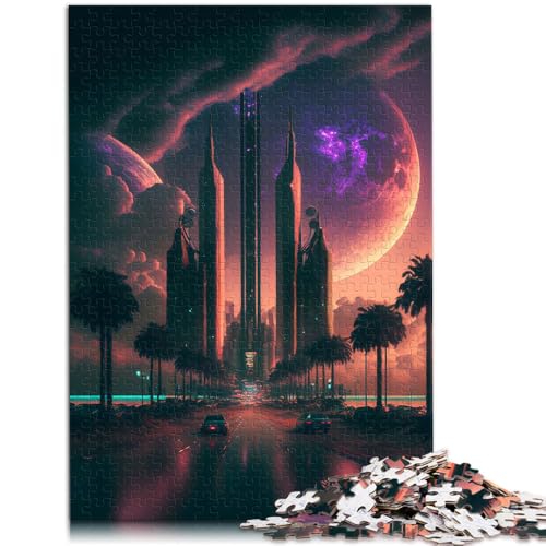 Puzzle-Geschenk „Wunderbare Welt“ 1000 Teile für Erwachsene, 50 x 75 cm, Holzpuzzle für Kinder ab 14 Jahren, anspruchsvoll, Aber unterhaltsam und humorvoll von BBVNFLIR