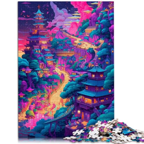 1000-teiliges Puzzle für Erwachsene Fantasielandschaft Spielzeug Denkspiel Lernspiel zum Geburtstag Weihnachten für 14-Jährige 50x75cm 1000-teiliges Puzzle für Erwachsene Fantasielandschaft Spielzeug Denkspiel Lernspiel zum Geburtstag Weihnachten für 14-Jährige 50x75cm von BBVNFLIR