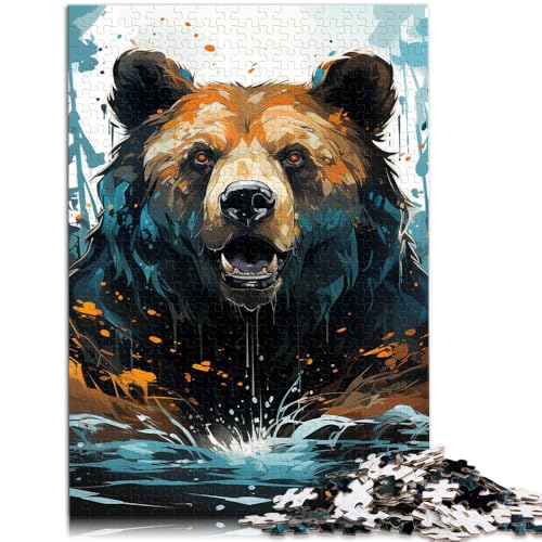 Puzzle für Erwachsene, Lächelnder Golden Retriever, Puzzle 1000 Teile für Erwachsene, 50 x 75 cm, Holzpuzzle für Erwachsene und Kinder ab 14 Jahren von BBVNFLIR
