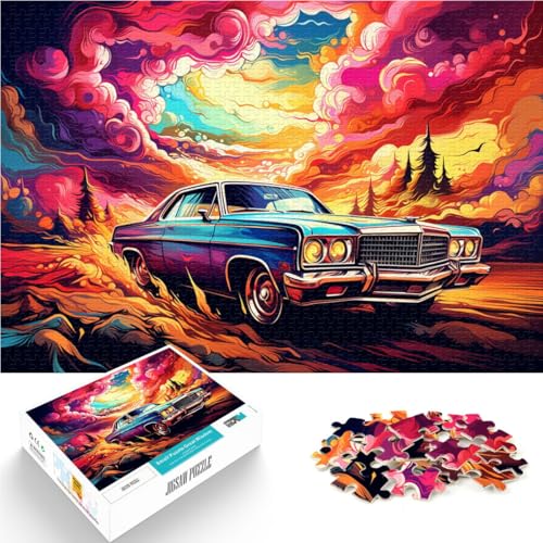 Puzzle für Erwachsene 1000 Teile Retro-Sportwagen Heimdekoration Puzzle Spielzeug Lernspiel für Geburtstag Weihnachten 50x75cm Puzzle für Erwachsene 1000 Teile Retro-Sportwagen Heimdekoration Puzzle Spielzeug Lernspiel für Geburtstag Weihnachten 50x75cm von BBVNFLIR