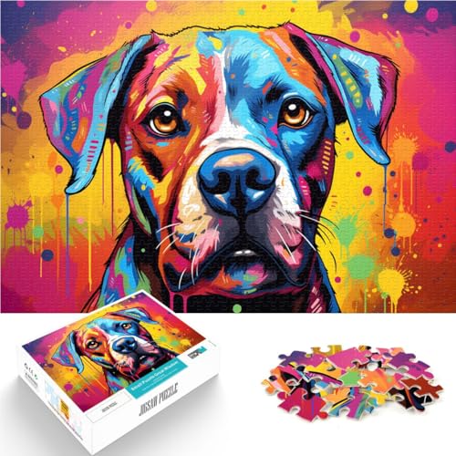 Puzzle 1000 Teile für Erwachsene Niedlicher Boxerwelpe Puzzle Lernspiele ganze Familie für 14-Jährige 50x75cm Puzzle 1000 Teile für Erwachsene Niedlicher Boxerwelpe Puzzle Lernspiele ganze Familie für 14-Jährige 50x75cm von BBVNFLIR