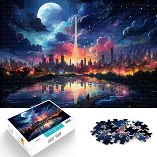 Puzzle 1000 Teile für Erwachsene Stadtpuzzle Lernspiele Helfen Sie dem Gehirn süchtig machendes Spielzeug zu trainieren und Geduld zu fördern 50x75cm Puzzle 1000 Teile für Erwachsene Stadtpuzzle Lernspiele Helfen Sie dem Gehirn süchtig machendes Spielzeug zu trainieren und Geduld zu fördern 50x75cm von BBVNFLIR