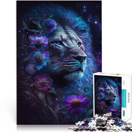 Puzzle für Erwachsene 1000 Teile Weltraum Löwe Blume pädagogische Herausforderung Lernspiel für Geburtstag Weihnachten 50x75cm Puzzle für Erwachsene 1000 Teile Weltraum Löwe Blume pädagogische Herausforderung Lernspiel für Geburtstag Weihnachten 50x75cm von BBVNFLIR