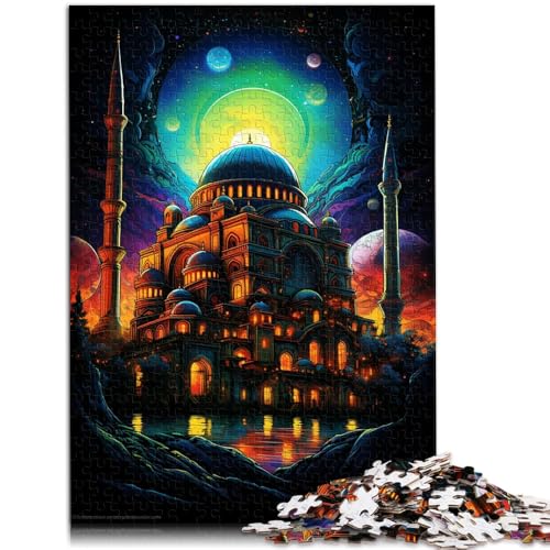 Puzzle für Erwachsene, Weltraum-Löwe-Blume, 1000 Teile, Puzzle für Erwachsene, 50 x 75 cm, Holzpuzzle für Erwachsene und Kinder ab 14 Jahren, einzigartiges Herausforderungsspiel Puzzle für Erwachsene, Weltraum-Löwe-Blume, 1000 Teile, Puzzle für Erwachsene, 50 x 75 cm, Holzpuzzle für Erwachsene und Kinder ab 14 Jahren, einzigartiges Herausforderungsspiel von BBVNFLIR