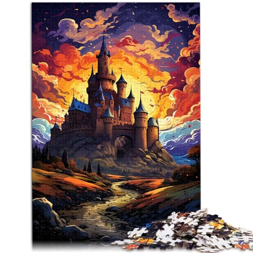 Puzzle für Erwachsene 1000 Teile Carcassonne Castle Lernspiele Heimdekoration Puzzle Analyse und Logik 50x75cm von BBVNFLIR