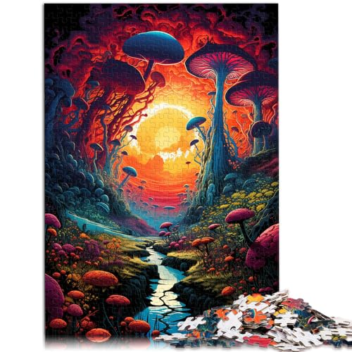 Puzzle für Erwachsene 1000 Teile wunderschöne Fantasielandschaft Familienaktivitätspuzzle EIN Kunstwerk für Teenager ab 14 Jahren 50x75cm von BBVNFLIR
