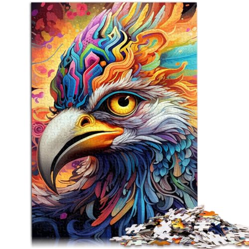 1000-teiliges Puzzle für Erwachsene buntes Adler-Puzzle Lernspiele Lernspiel für Geburtstag Weihnachten für Teenager ab 14 Jahren 50x75cm von BBVNFLIR