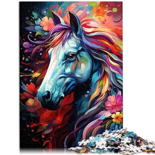 Puzzle für Erwachsene 1000 Teile „Pferde auf dem Planeten“ Denkspiel mit vollständig ineinander greifenden zufällig geformten Teilen 50x75cm Puzzle für Erwachsene 1000 Teile „Pferde auf dem Planeten“ Denkspiel mit vollständig ineinander greifenden zufällig geformten Teilen 50x75cm von BBVNFLIR