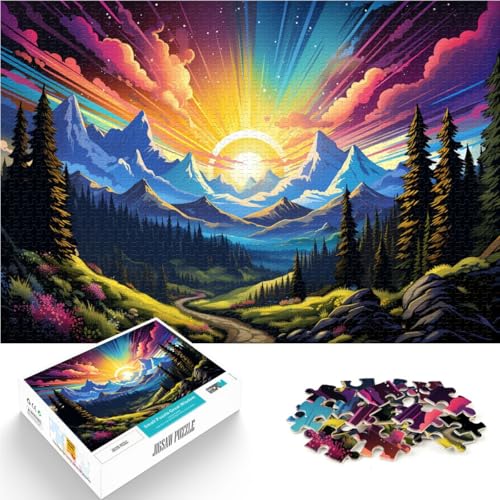 Puzzle für Erwachsene 1000 Teile „Seltsame grüne Ebenen“ Impossible Puzzle ganze Familie für Teenager ab 14 Jahren 26x38cm Puzzle für Erwachsene 1000 Teile „Seltsame grüne Ebenen“ Impossible Puzzle ganze Familie für Teenager ab 14 Jahren 26x38cm von BBVNFLIR