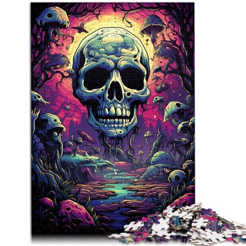 Puzzle für Erwachsene 1000 Teile „Skelette der Stillen Nacht“ anspruchsvolles Spiel Geburtstagsgeschenk für Teenager ab 14 Jahren 26x38cm von BBVNFLIR