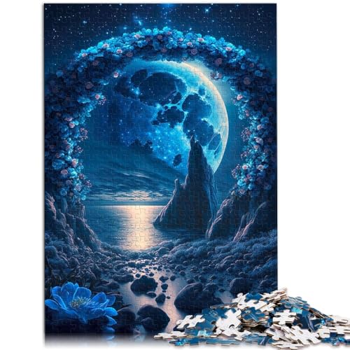 Puzzle für Erwachsene 1000 Teile „Unter dem Mondlicht“ – Das anspruchsvolle Spiel ganze Familie 26x38cm von BBVNFLIR