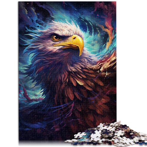 Puzzle für Erwachsene 1000 Teile Adler Spiele Spielzeug Geschenk Helfen Sie dem Gehirn süchtig machendes Spielzeug zu trainieren um Geduld zu fördern 26x38cm von BBVNFLIR
