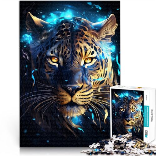 Puzzle für Erwachsene 1000 Teile Anime Tiger Heimdekoration Puzzle Spielzeug Familienspiel Stressabbau Schwierige Herausforderung 26x38cm von BBVNFLIR