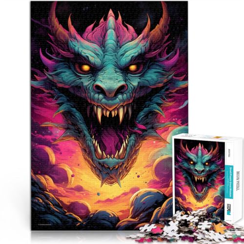 Puzzle für Erwachsene 1000 Teile Art Galaxy Dragon Toy Denkspiel Lernspiel für Geburtstag Weihnachten für Teenager ab 14 Jahren 26x38cm Puzzle für Erwachsene 1000 Teile Art Galaxy Dragon Toy Denkspiel Lernspiel für Geburtstag Weihnachten für Teenager ab 14 Jahren 26x38cm von BBVNFLIR