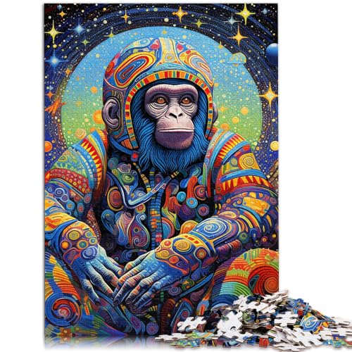 Puzzle für Erwachsene 1000 Teile Art Monkey Toy Denkspiel Stressabbau schwierige Herausforderung geeignet für Jugendliche ab 14 Jahren 26x38cm Puzzle für Erwachsene 1000 Teile Art Monkey Toy Denkspiel Stressabbau schwierige Herausforderung geeignet für Jugendliche ab 14 Jahren 26x38cm von BBVNFLIR