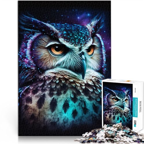 Puzzle für Erwachsene 1000 Teile Art Owl Galaxy Spiele Spielzeug Geschenk Lernspiel zum Geburtstag Weihnachten für Teenager ab 14 Jahren 50x75cm Puzzle für Erwachsene 1000 Teile Art Owl Galaxy Spiele Spielzeug Geschenk Lernspiel zum Geburtstag Weihnachten für Teenager ab 14 Jahren 50x75cm von BBVNFLIR