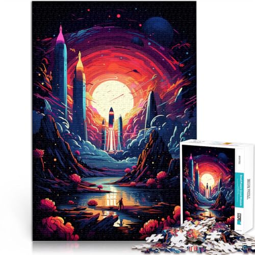 Puzzle für Erwachsene 1000 Teile Art Rocket Toy Denkspiel anspruchsvoll Aber unterhaltsam und humorvoll für Teenager ab 14 Jahren 50x75cm Puzzle für Erwachsene 1000 Teile Art Rocket Toy Denkspiel anspruchsvoll Aber unterhaltsam und humorvoll für Teenager ab 14 Jahren 50x75cm von BBVNFLIR