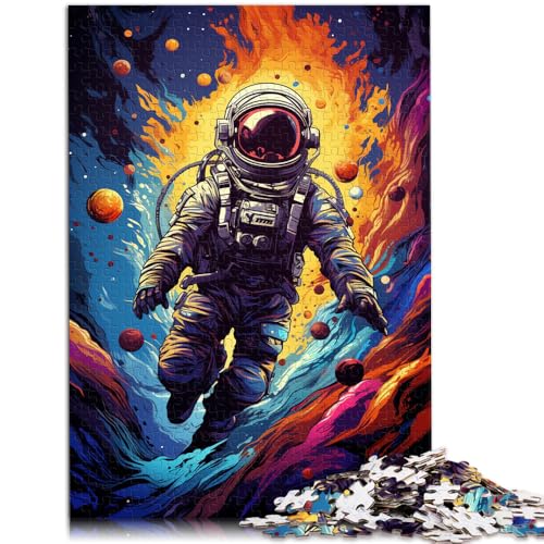 Puzzle für Erwachsene 1000 Teile Astronauten-Lernpuzzle tolles Geschenk für Teenager ab 14 Jahren 26x38cm von BBVNFLIR
